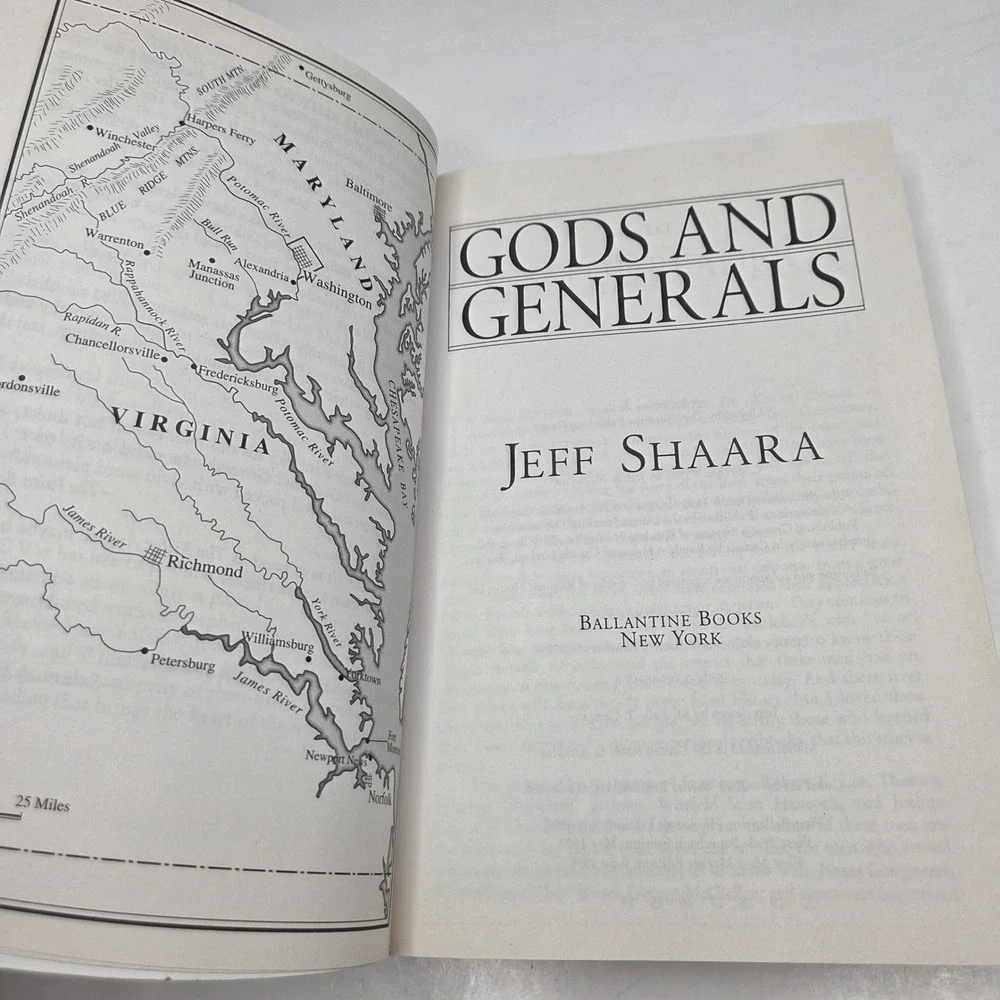 Jeff Shaara Gods and Generals Civil War Historical Fiction Paperback Novel